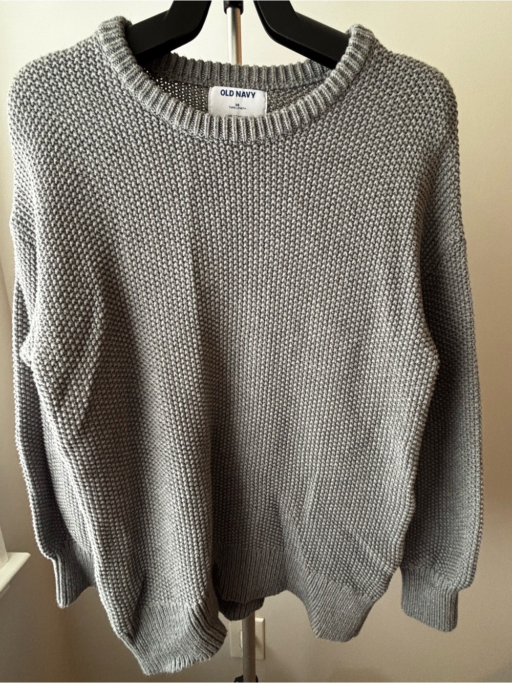 Women’s 100% cotton, Old Navy Gray Chunky Knit Sweater